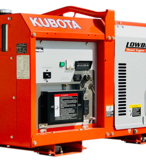 Kubota Lowboy II Diesel Generator - GL11000TM, 11 kW Standby, 10 kW Prime, Single-Phase, 120-240 Volt, Liquid-Cooled, Enclosed, Terminal Lugs