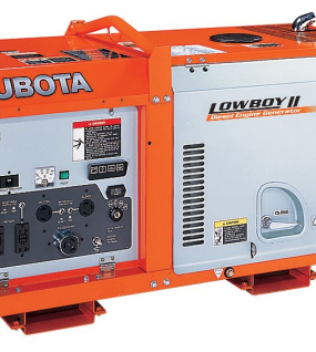 Kubota Lowboy II Diesel Generator - GL11000, 11 kW Standby, 10 kW Prime, Single-Phase, 120-240 Volt, Liquid-Cooled, Enclosed