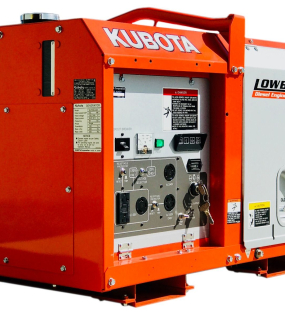 Kubota Lowboy II Diesel Generator - GL7000, 7 kW Standby, 6.5 kW Prime, Single-Phase, 120-240 Volt, Liquid-Cooled, Enclosed