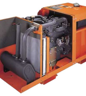 Kubota Lowboy II Diesel Generator - GL7000TM, 7 kW Standby, 6.5 kW Prime, Single-Phase, 120-240 Volt, Liquid-Cooled, Enclosed, Terminal Lugs